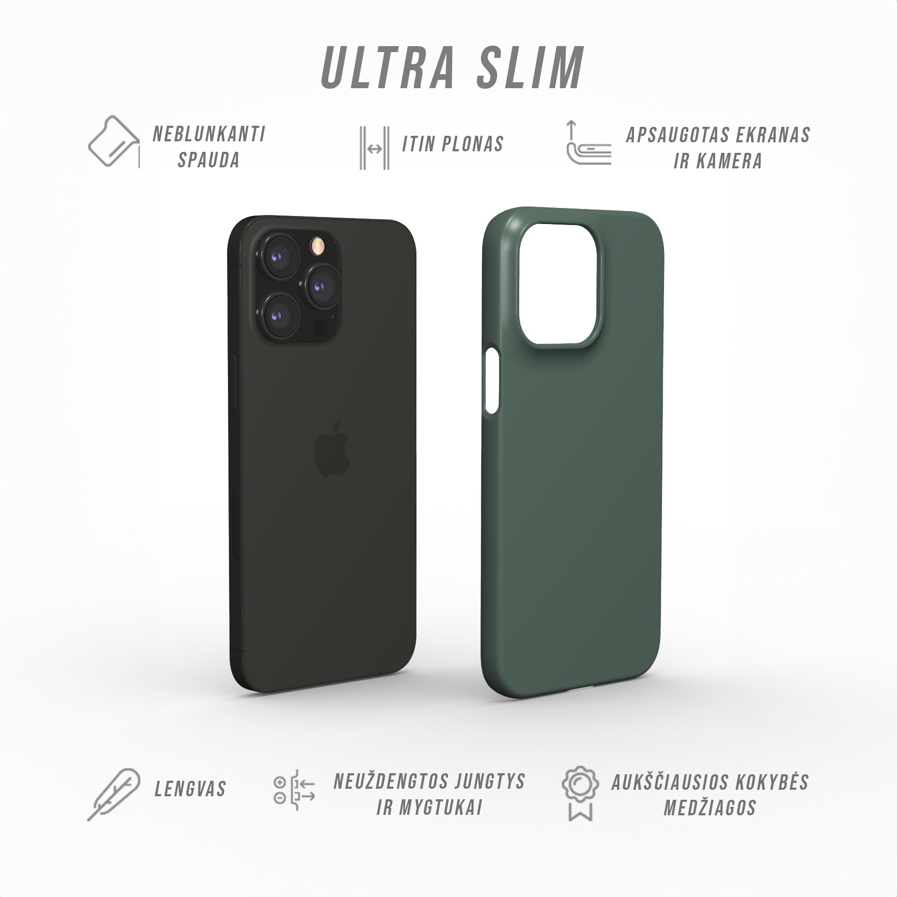 Saugiausi telefono dėklai We Are Not Gods